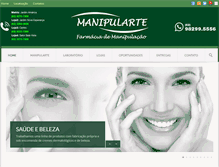 Tablet Screenshot of manipularte.com.br